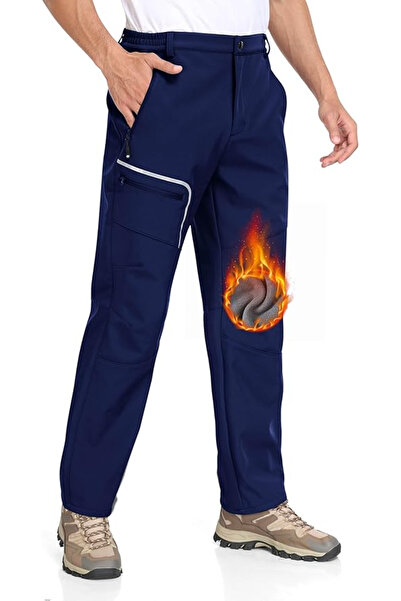 OEM Pantaloni bărbătești, softshell, căptușiți cu fleece, impermeabili, antiv...