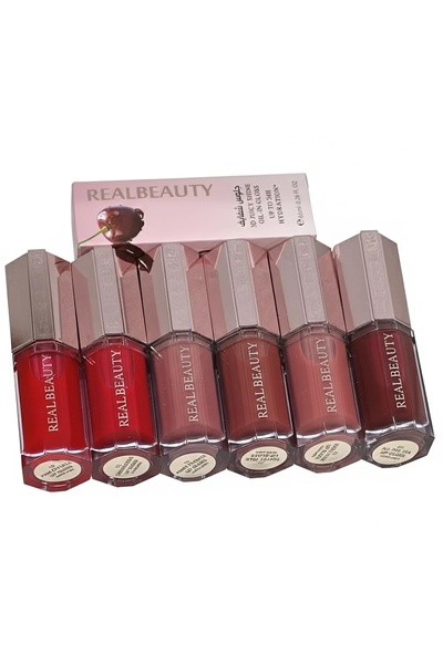 real beauty Lip gloss in 6 colors