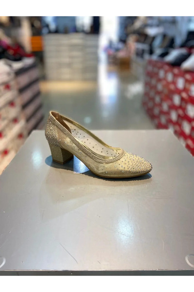 Alphus PANTOFI TRANSPARENTI CU PIATRĂ DE REGE