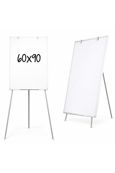 PROCART Flipchart magnetic 60x90 cm, trepied telescopic 90-160 cm, agrafe de ...