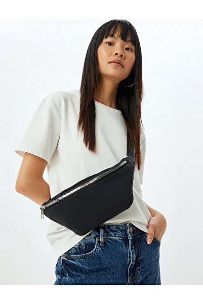 Koton Bel Çantası Fermuarlı Ayarlanabilir Askılı