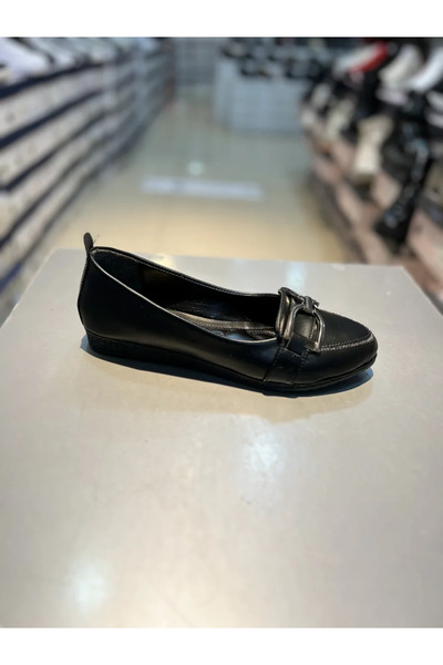 Hacıoğlu Ayakkabı Balerini de damă Hco Buckle Classic Flat