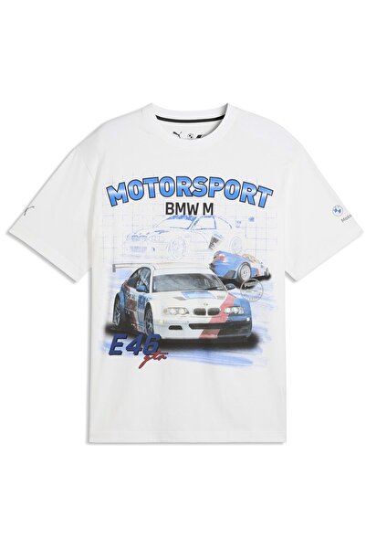 Puma 634888 Bmw Mms Sportswear Grphc Tee T-Shirt Men's T-Shirt White