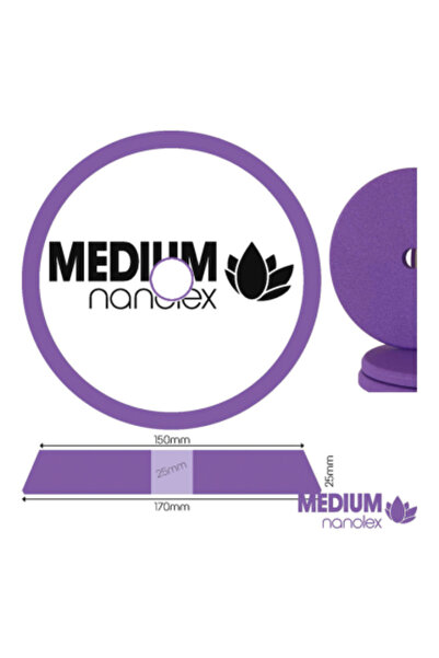 NANOLEX Burete de lustruit mediu, disc de lustruit mediu, DA, 170X25X150 mm, ...