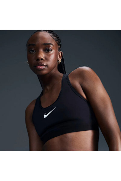Nike Dri-Fit Swoosh Hafif Destekli Ayarlanabilir Kadın Sporcu Sütyeni