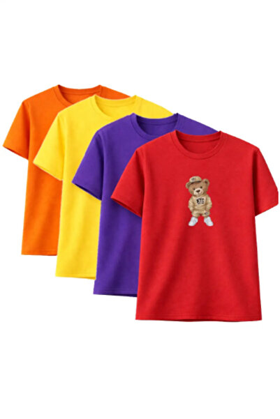 CLAYES Unisex supradimensionat tricou NYC Teddy Bear Pachet de cu imprimeu – ...