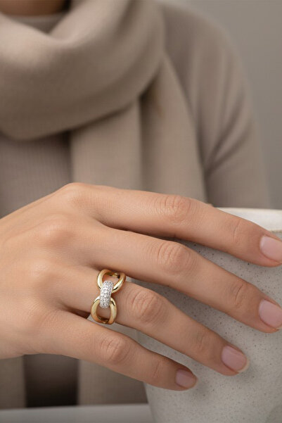 XUPING JEWELRY Style Pearl/Xuping Jewelry Knot Model Zircone Stone Ring