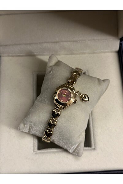 chaoyada Bordo Pinterest Saat Kalp Charmlı Hediye Kutusunda