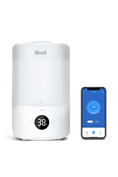Levoit Umidificator de Aer Dual 200S, SMART, WI-FI Ultrasonic, Rezervor 3l, A...