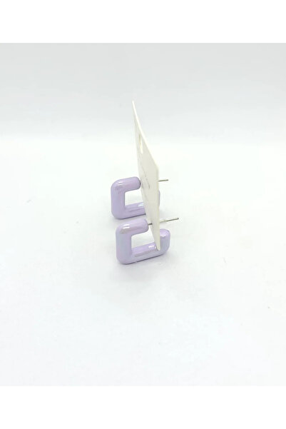 ndjewelry أقراط ليلكية ثلاثية الأبعاد