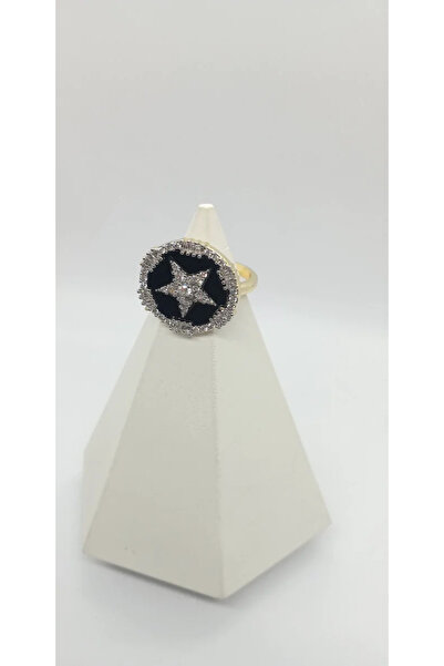 ndjewelry الزركون حجر نجمة الشكل العلامة التجارية الدائري