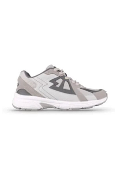 M.P. Mp 252-6056 Gray Women's Lace-Up Sports Shoes