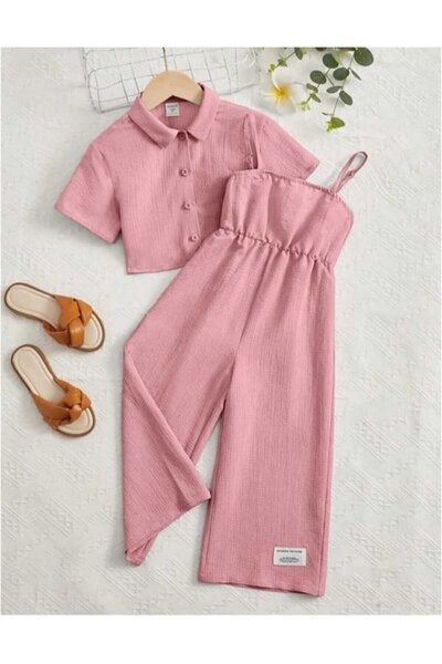 DM KİDS KIZ ÇOCUK TARZ TULUM BLUZ