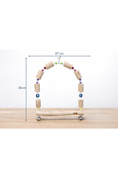 Wooden Bird أرجوحة خشبية للببغاء من جاكو