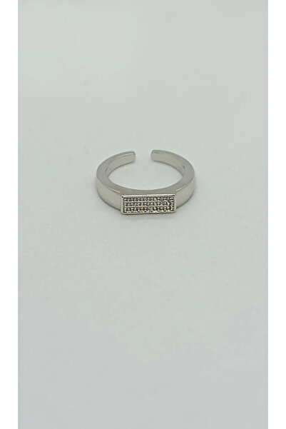 ndjewelry خاتم فضي على شكل طوب