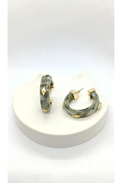 ndjewelry سحر أخضر - أقراط الجاذبية الخضراء