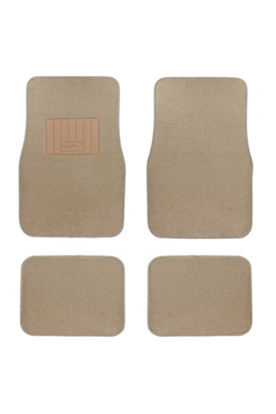 CARPLUS CLEANİNG Covorașe auto universale, 4 bucăți de mochetă, bej