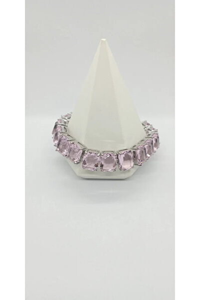 ndjewelry الوردي Swr. سوار باجيت ستون