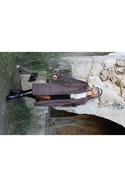 bytugcekaya Кава Стандартний розмір Хутровий пальто