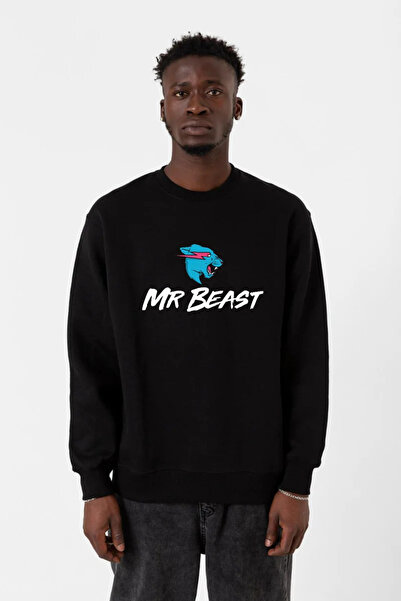 Tshirthane Mr Beast crna muška 2ip majica