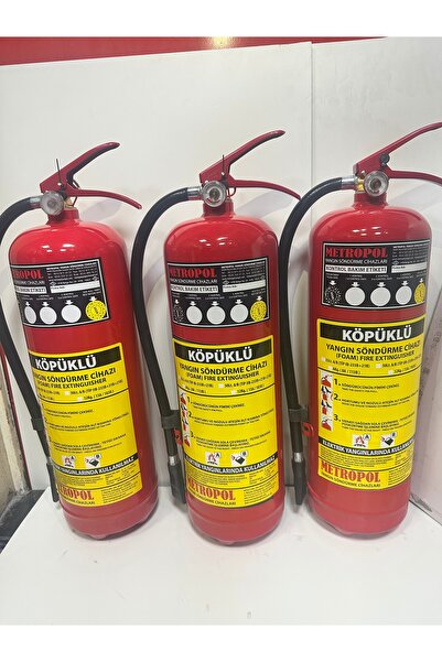 ÖZGE YANGIN 6 Kg Yangın Söndürme Tüpü 4 Yıl Garantili Askı Aparatı Levha Hedi...