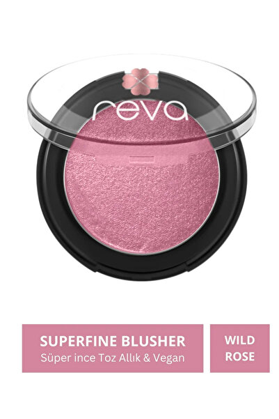 REVA Superfine Blusher Wild Rose - Süper ince Toz Allık 7,5 gr - No: 705 - Ve...