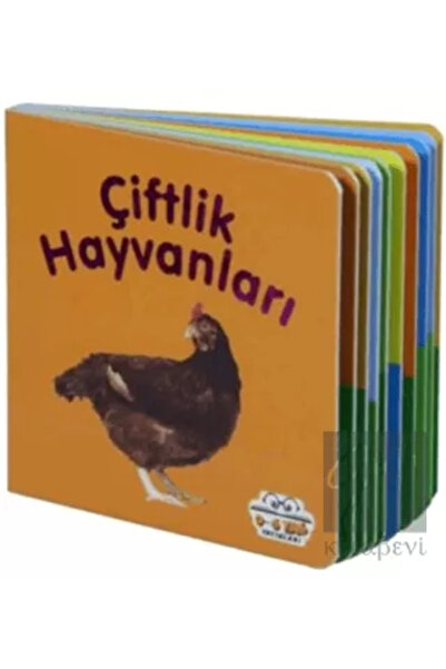 0-6 Yaş Yayınları Çiftlik Hayvanları - Mini Karton Kitaplar
