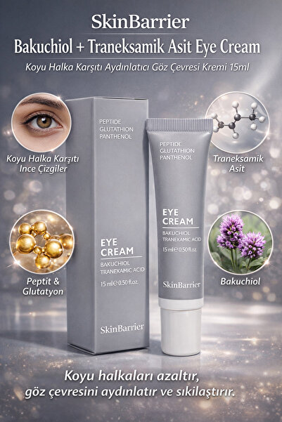 Skinbarrier Bakuchiol + Tranexamic Acid Eye Cream - Koyu Halka Karşıtı Aydınl...