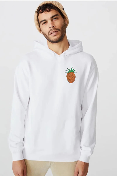 Tshirthane One Piece anime Bara Bara Devil Fruit bela muška majica sa kapulja...