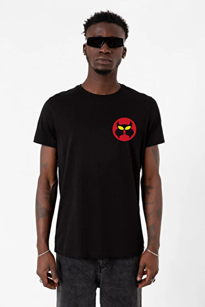 Tshirthane Inspector Gadget Mad Black Men's Tshirt