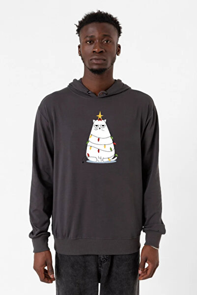 Tshirthane Dimljena zlovoljna božićna muška majica sa kapuljačom 2ip