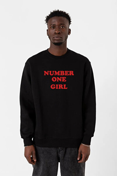 Tshirthane Rose Number One Girl crna muška 2ip majica