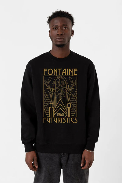 Tshirthane Bioshock Fontaine Futuristics crna muška 2ip majica