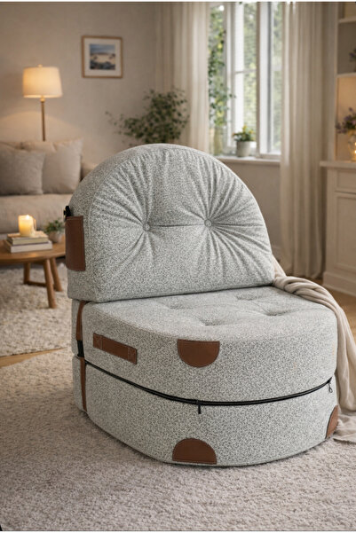 PUFYMAX Comfort Yeni Nesil Bohem Tekli Koltuk,Legom Yataklı Katlanır Berjer,y...