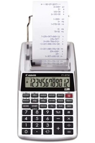 Canon P1-DTSC II 12 Hane Şeritli Hesap Makinesi