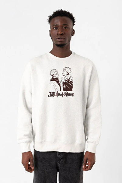 Tshirthane Jujutsu Kaisen anime dugačka bela muška 2ip majica