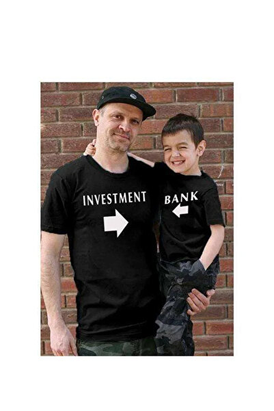 Tshirthane Recliner Investment Bank Father Son Combination T-Shirt