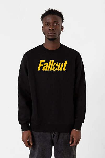 Tshirthane Fallout Lettern crna muška 2ip majica