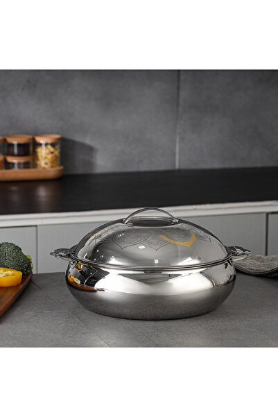 ROYALFORD 5000ml Tuffah Stainless Steel Casserole Pot RF12717 Hot&Cold