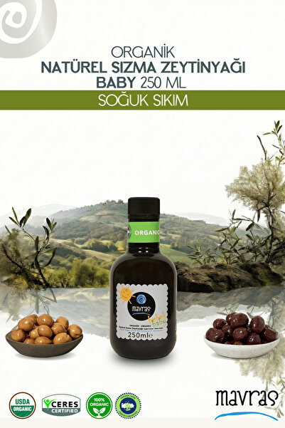 Mavras Organik Natürel Sızma Zeytinyağı Baby 250ml