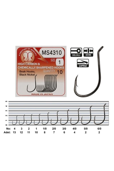 MARUTO MS4310 BN Olta İğnesi - NO-6-0