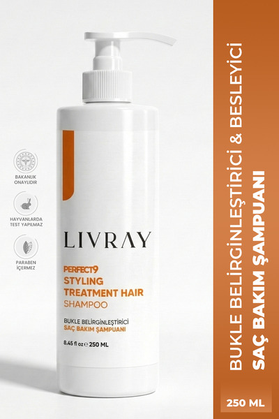 Livray Bukle Belirginleştirici Saç Bakım Şampuanı 250 ml 8684091010043