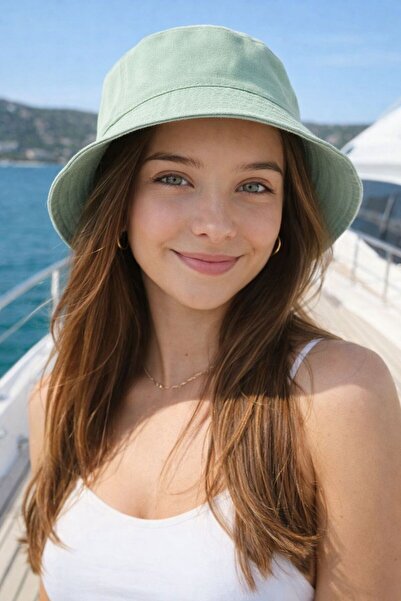 BALIENTE Γυναικείο καπέλο Mint Βαμβάκι lu Bucket