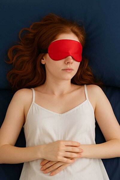 MPY GLOBAL Mască de dormit din satin de mătase 100%, bandă pentru ochi, bandă...