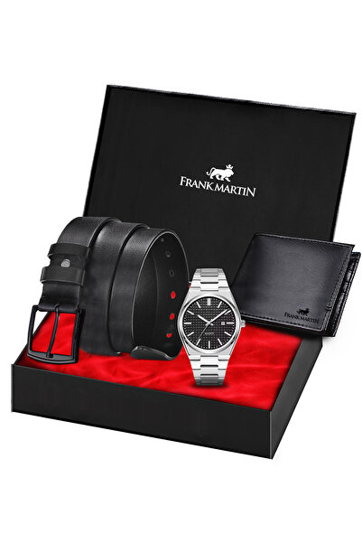 Frank Martin Erkek Saat Cüzdan Kemer Tesbih Seti 20-005