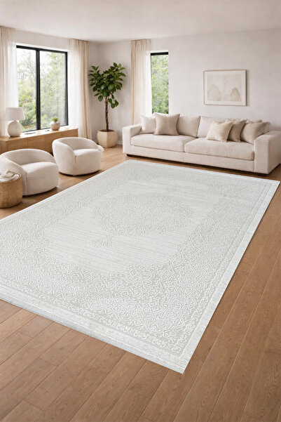 ünalcarpet 4 Metrekare - 6 Metrekare Modern %100 Akrilik (YÜN) Salon Oturma O...