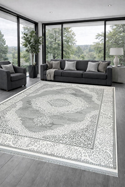 ünalcarpet 4 Metrekare - 6 Metrekare Modern %100 Akrilik (YÜN) Salon Oturma O...