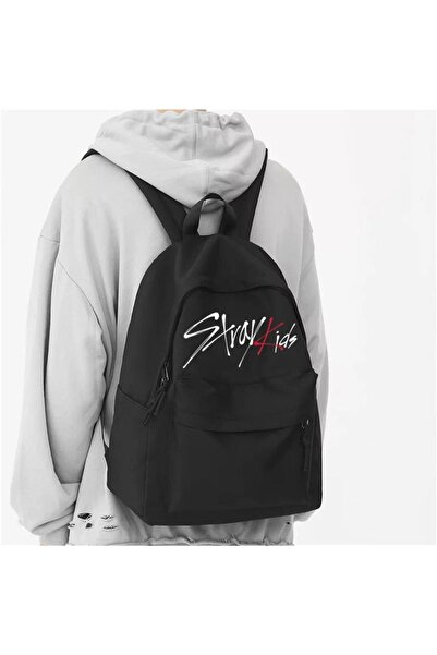 Toum Geantă de școală imprimată Stray Kids unisex