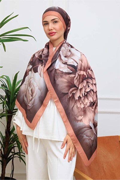 49eyşanipek Floral Watercolor Patterned Digital Soft Shawl