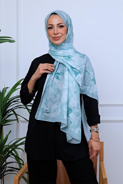 49eyşanipek شال رقمي ناعم فريد من نوعه بألوان مائية بنقشة زهور